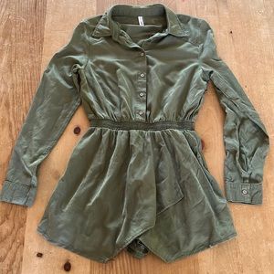 🥑 green jumpsuit dress by glam